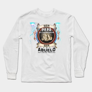 🌟👴 ¿Quieres mostrar tu aprecio por ser abuelo? En Bruja Maldita, tenemos regalos que dicen "Ser abuelo no tiene precio." Long Sleeve T-Shirt